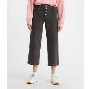 Levi’s Mile High Cropped Wide Leg Jeans